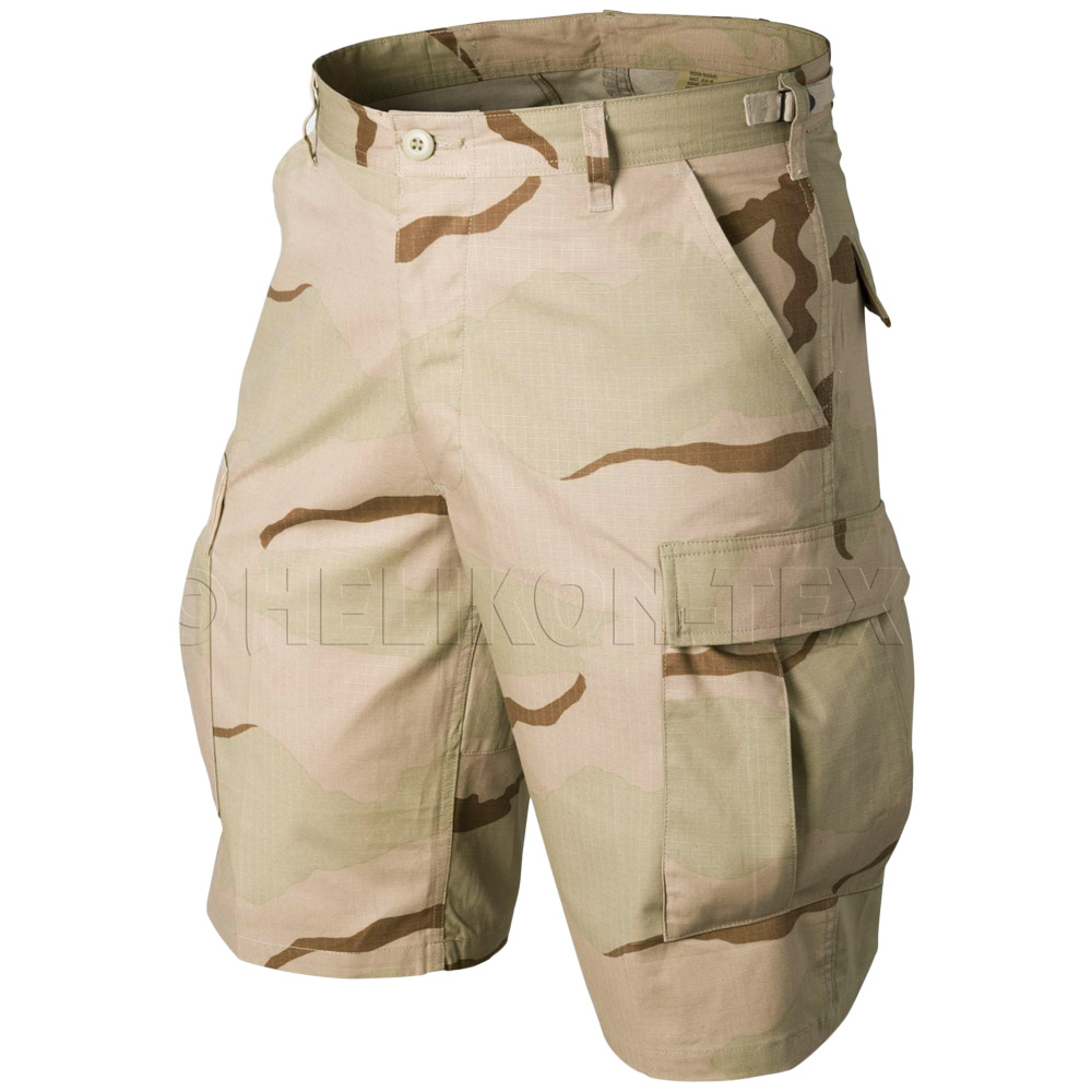 Helikon Genuine BDU Mens US Combat Army Cargo Shorts 3-Colour Desert ...