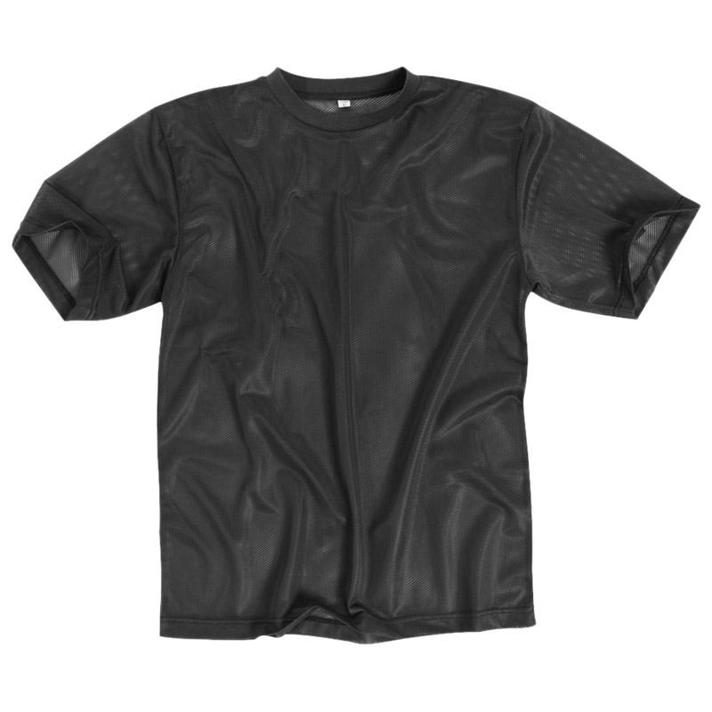 black mesh t shirt mens