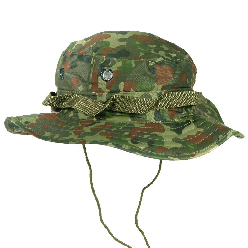 ARMY TACTICAL BOONIE BUSH JUNGLE HAT CAP FISHING HIKING BW FLECKTARN