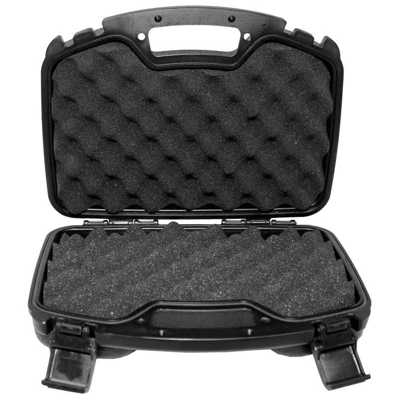 LARGE TACTICAL PLASTIC SINGLE PISTOL GUN CARRY HAND CASE LOCKABLE