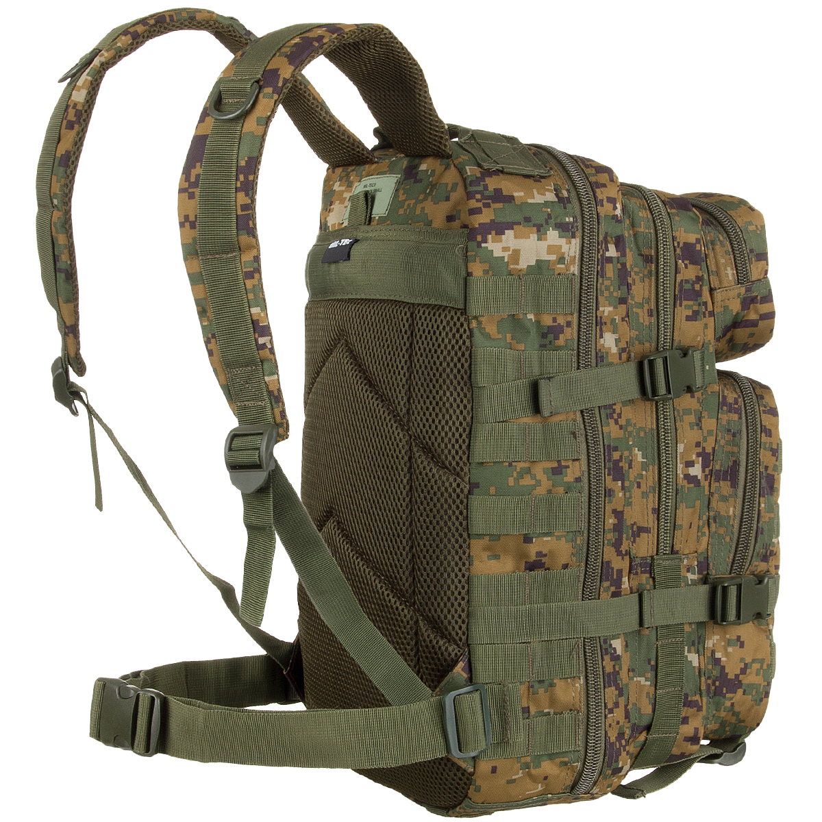 DETECH Taktischer Camouflage Rucksack 40L – Wasserabweisend, Mit MOLLE-System, Für Outdoor & Jagd