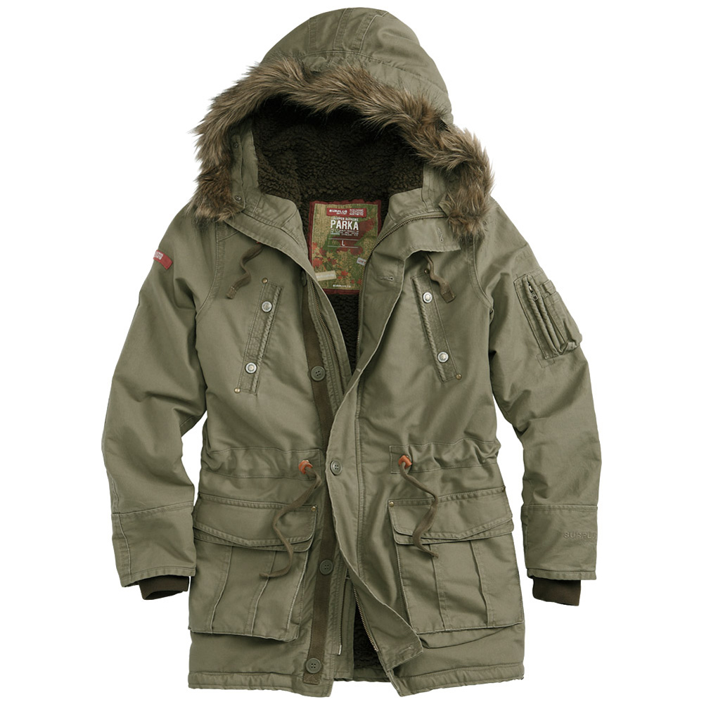 mens long winter parka