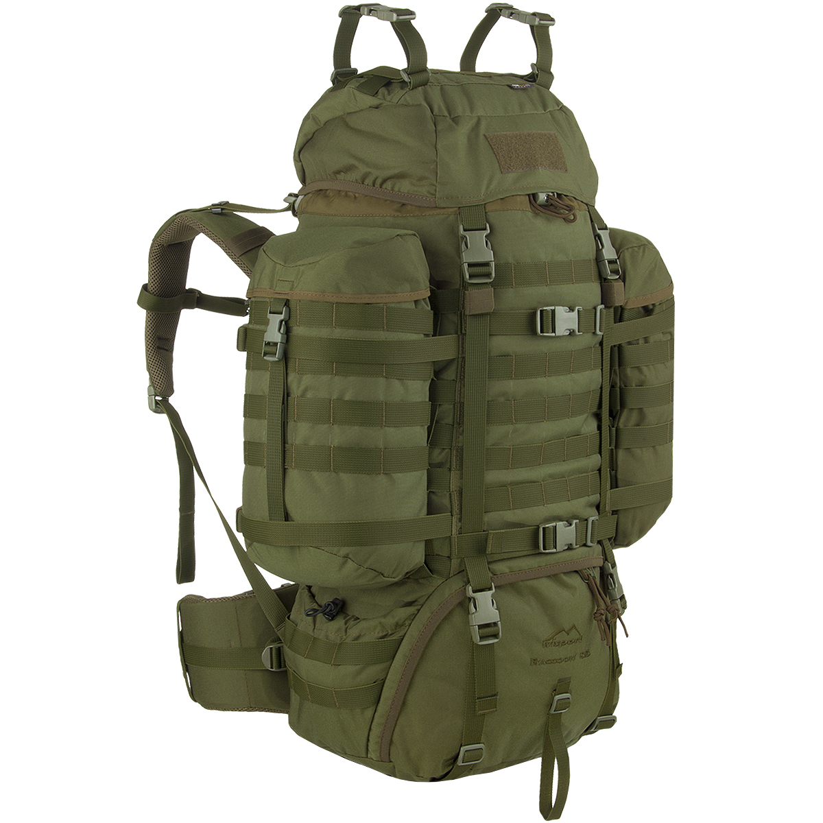 WISPORT RACCOON 85L MILITARY ARMY RUCKSACK HUNTING MOLLE RUCKSACK OLIVE