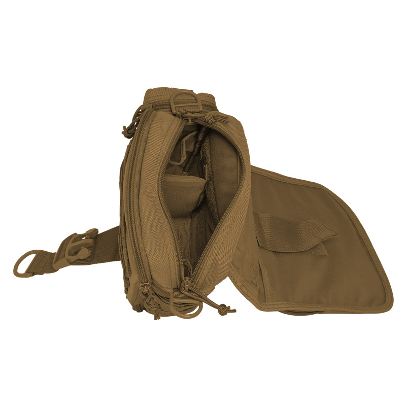Hazard 4 Tonto Concealed Carry Mini-Messenger Shoulder Bag Travel Padded Coyote