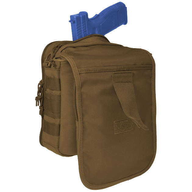 Hazard 4 Tonto Concealed Carry Mini-Messenger Shoulder Bag Travel Padded Coyote