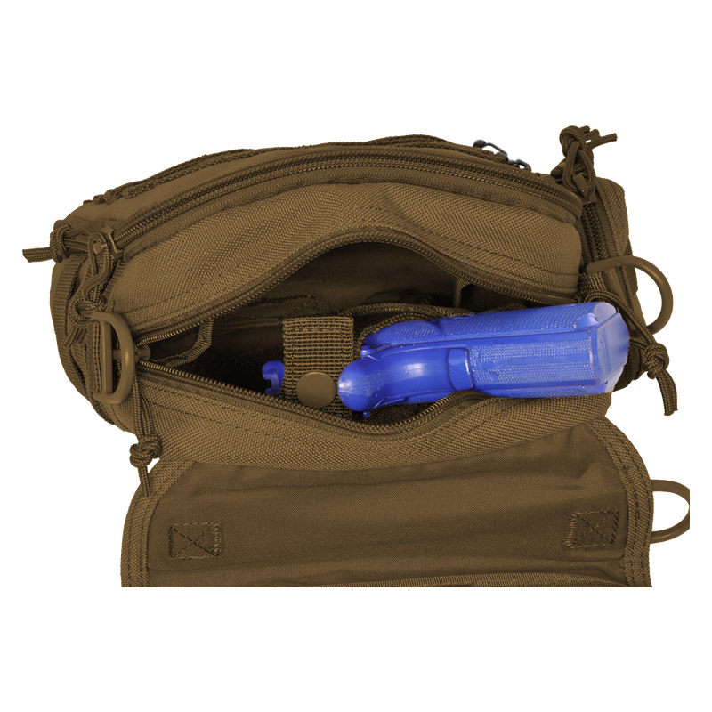 Hazard 4 Tonto Concealed Carry Mini-Messenger Shoulder Bag Travel Padded Coyote