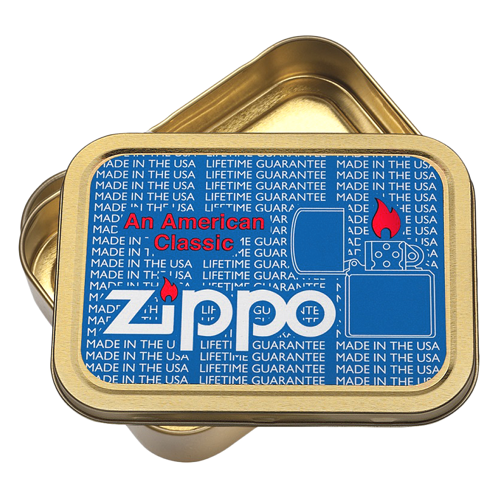 Zippo 3D Tobacco Tin 2Oz 57G Compact Cigarette Case Holographic Effect