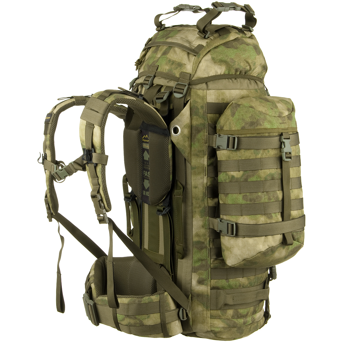 Wisport 55L Wildcat Tactical Military Rucksack Hydration Backpack A ...