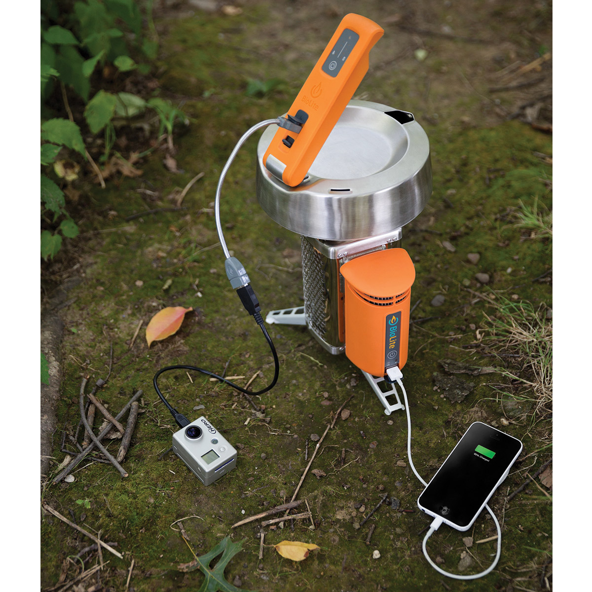 Biolite Kettlecharge Camping Hiking Travel Portable Kettle OffGrid Usb