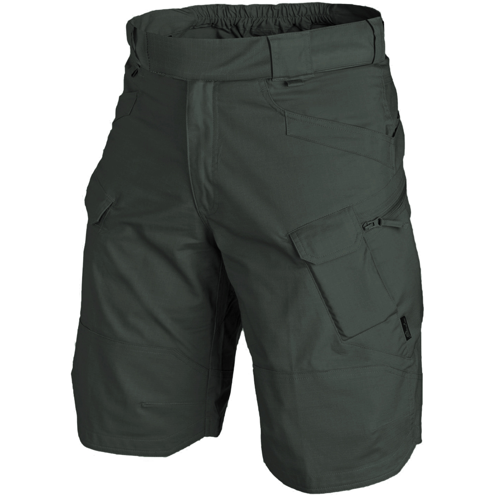 Helikon UTL Tactical Urban Shorts Mens Ripstop Hunting Cargo Pants Jungle Green - Picture 2 of 8