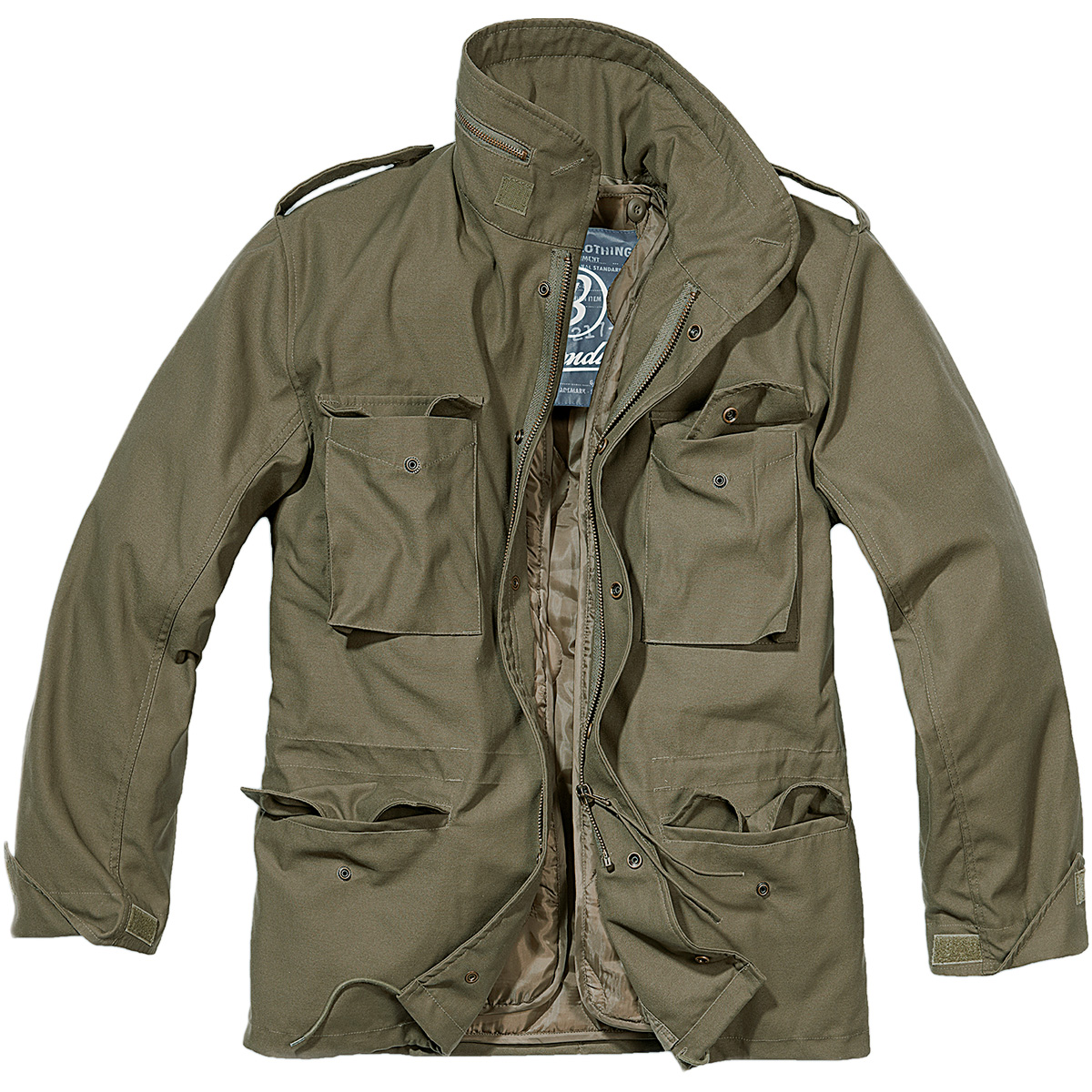 Brandit Clásico M65 Campo Militar Chaqueta Vintage Para Hombre