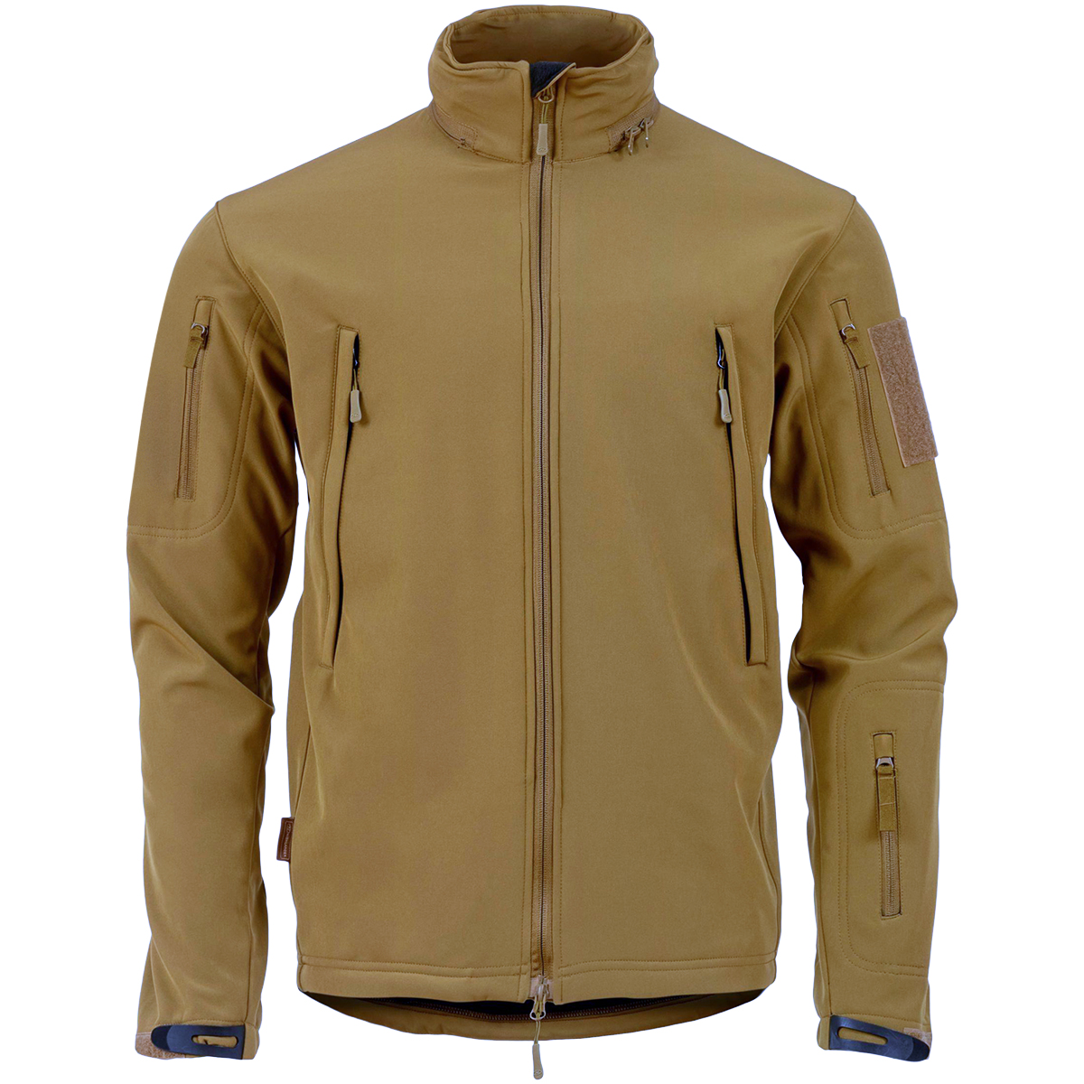 Highlander Army Soft Shell Mens Waterproof Military Jacket Tan |