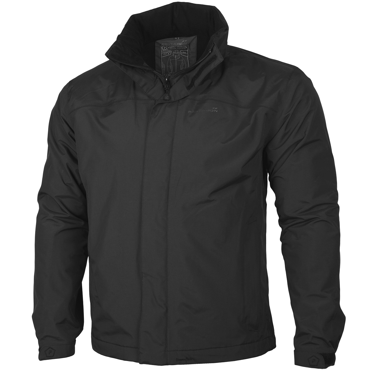 Pentagon Atlantic Plus Rain Jacket Black | Soft Shell | Military 1st