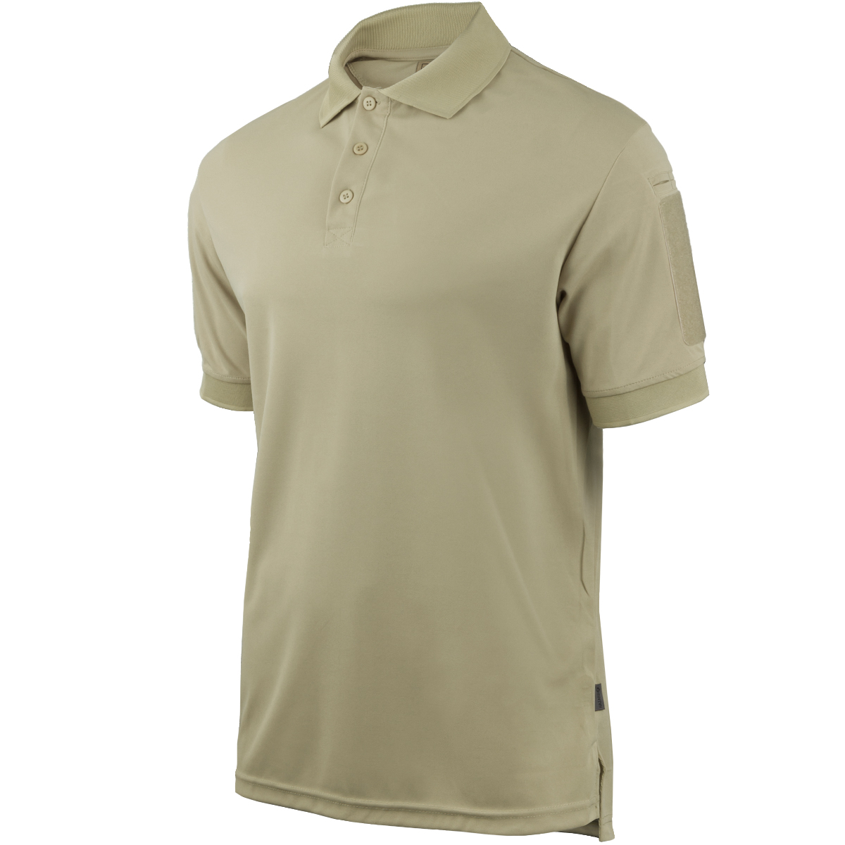 Quickdry Sottoveste Pianura Battaglia Polo Camicia Uomini Superiore Tan