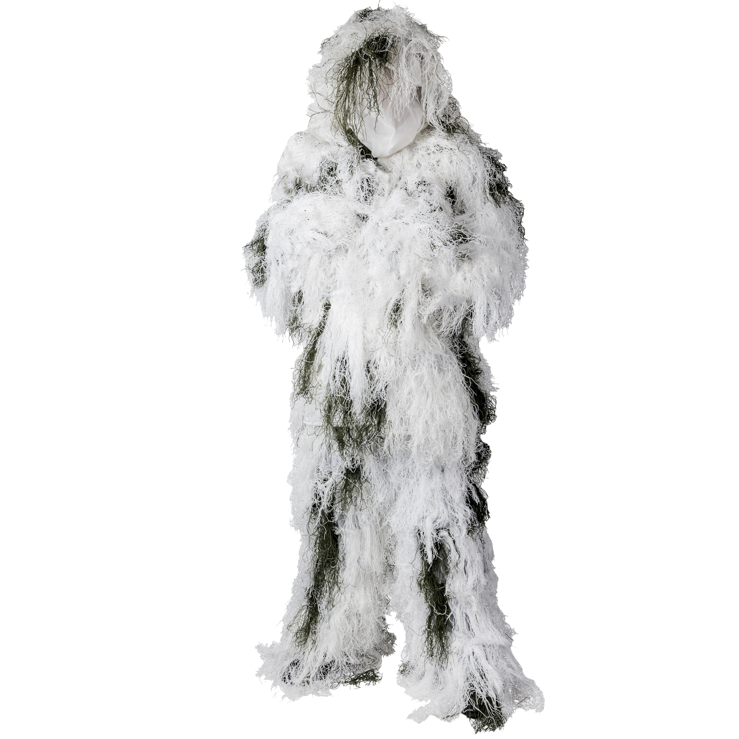 Ghillie Yowie Camo Suit 4 Pcs Set Airsoft Caccia Snow Camo