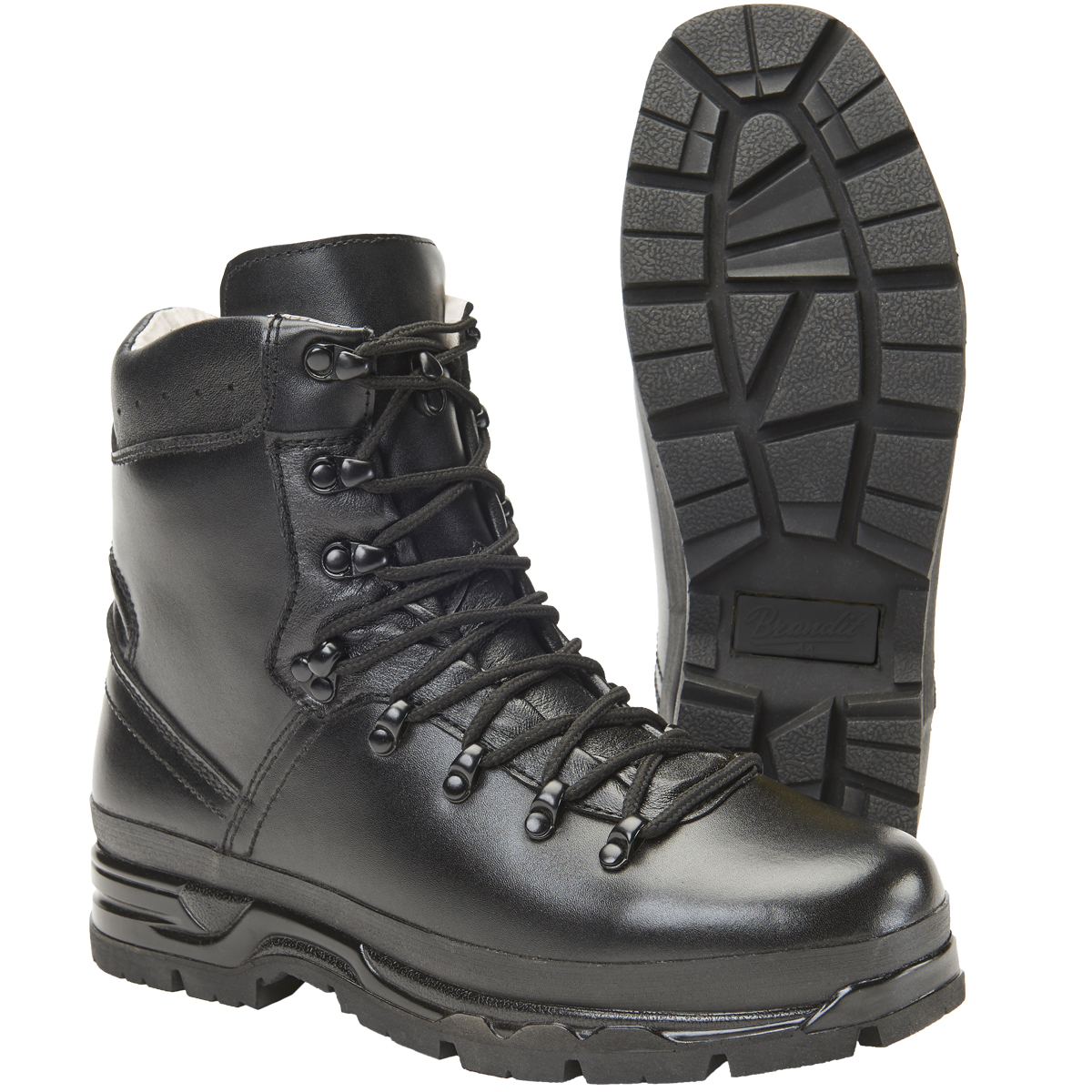 Brandit BW Mountain Boots Leather Hiking Tactical Outdoor Mens Footwear