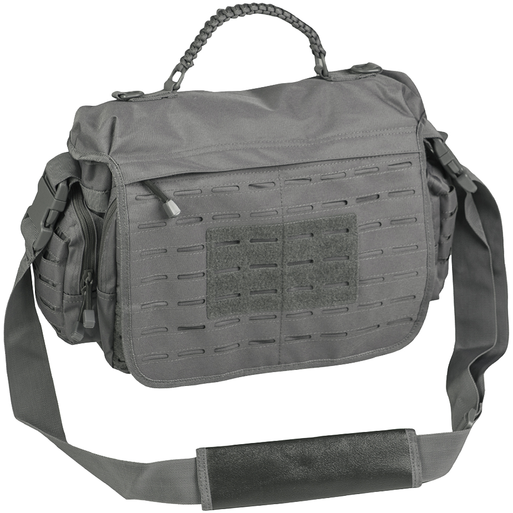 Details About Mil Tec Tactical Paracord Bag Large Molle Shoulder Pack Messenger Urban Grey