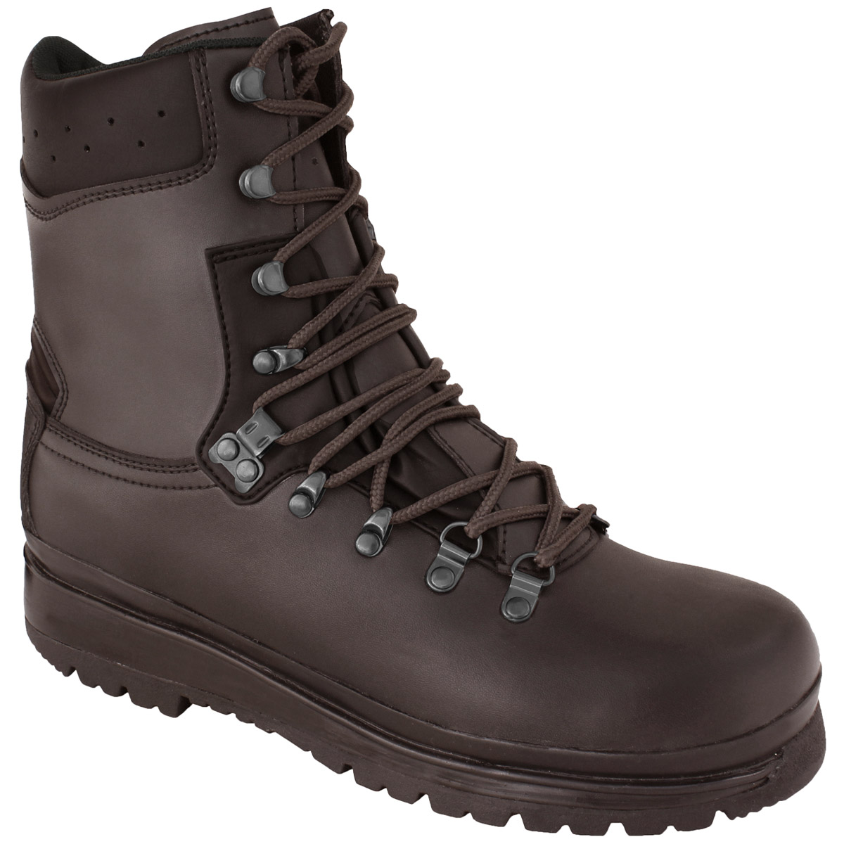 Highlander Elite Forces Botas Militar Impermeable Cuero Hombres Calzado Marrón