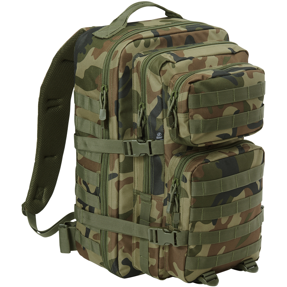 Brandit Us Military Cooper Rucksack Large Molle Hunting Backpack   Brandit US COOPER RUCKSACK LARGE WOODLAND 1 ALL 