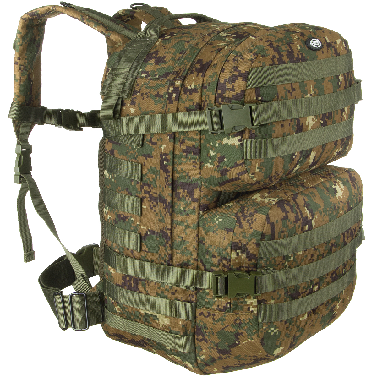 MFH Backpack Assault II Trekking Tactical MOLLE Travel Digital Woodland