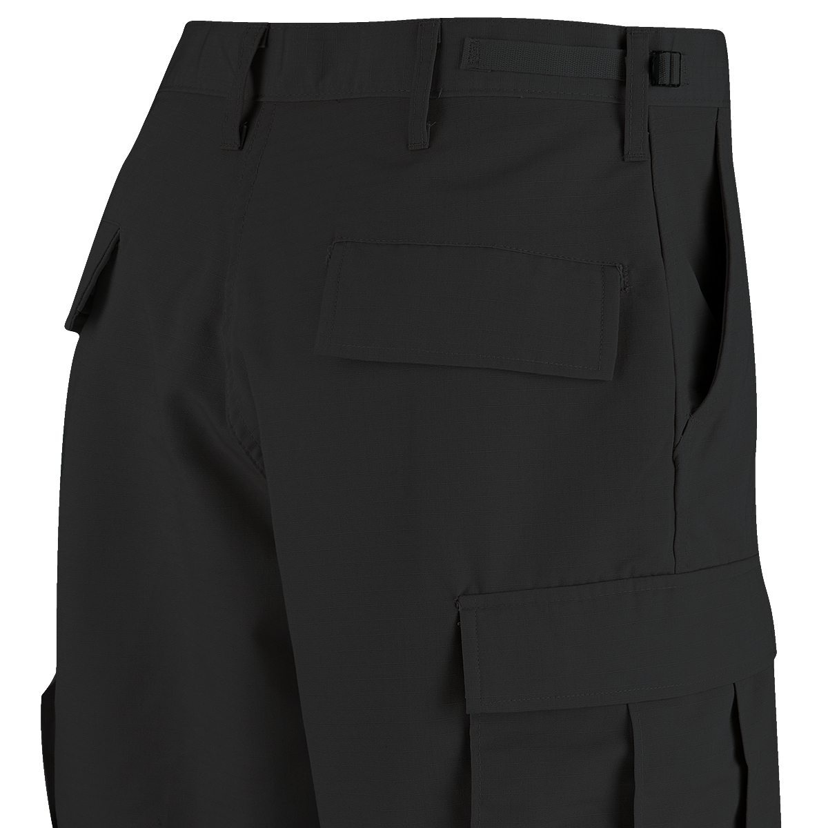 Propper BDU Shorts Zip Fly Combat Mens Bermuda Police Cargos Security Work Black