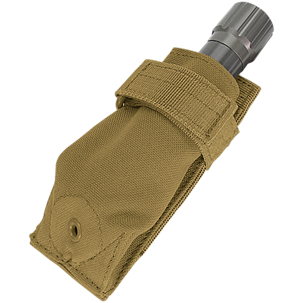 Condor Military MOLLE Flashlight Holder Adjustable Torch Pouch Case