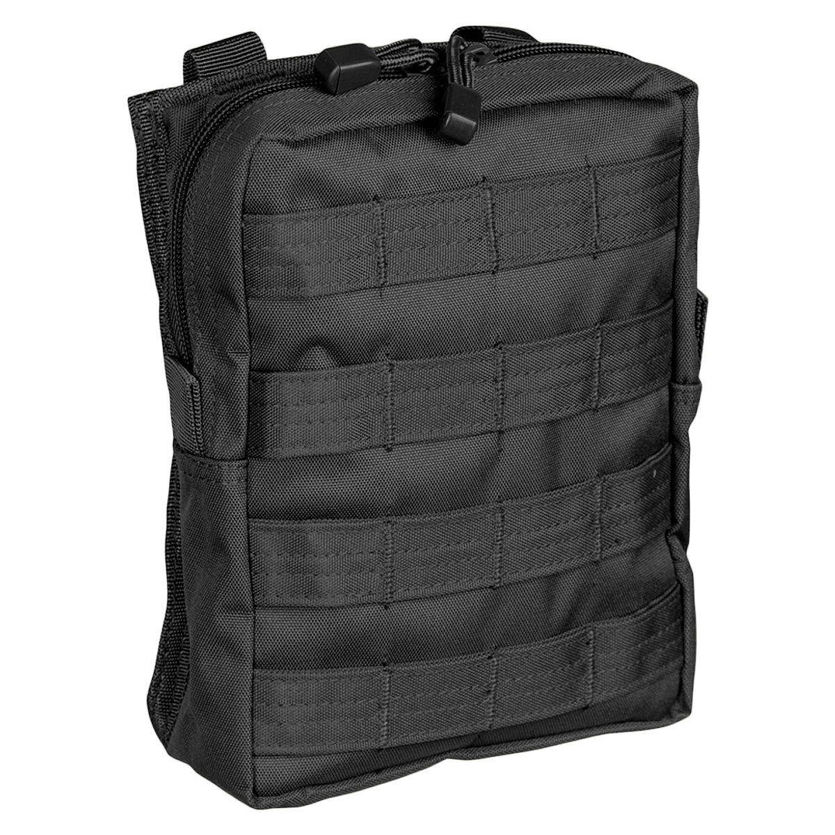 MilTec MOLLE Belt Pouch Large Black Utility Pouches Military 1st