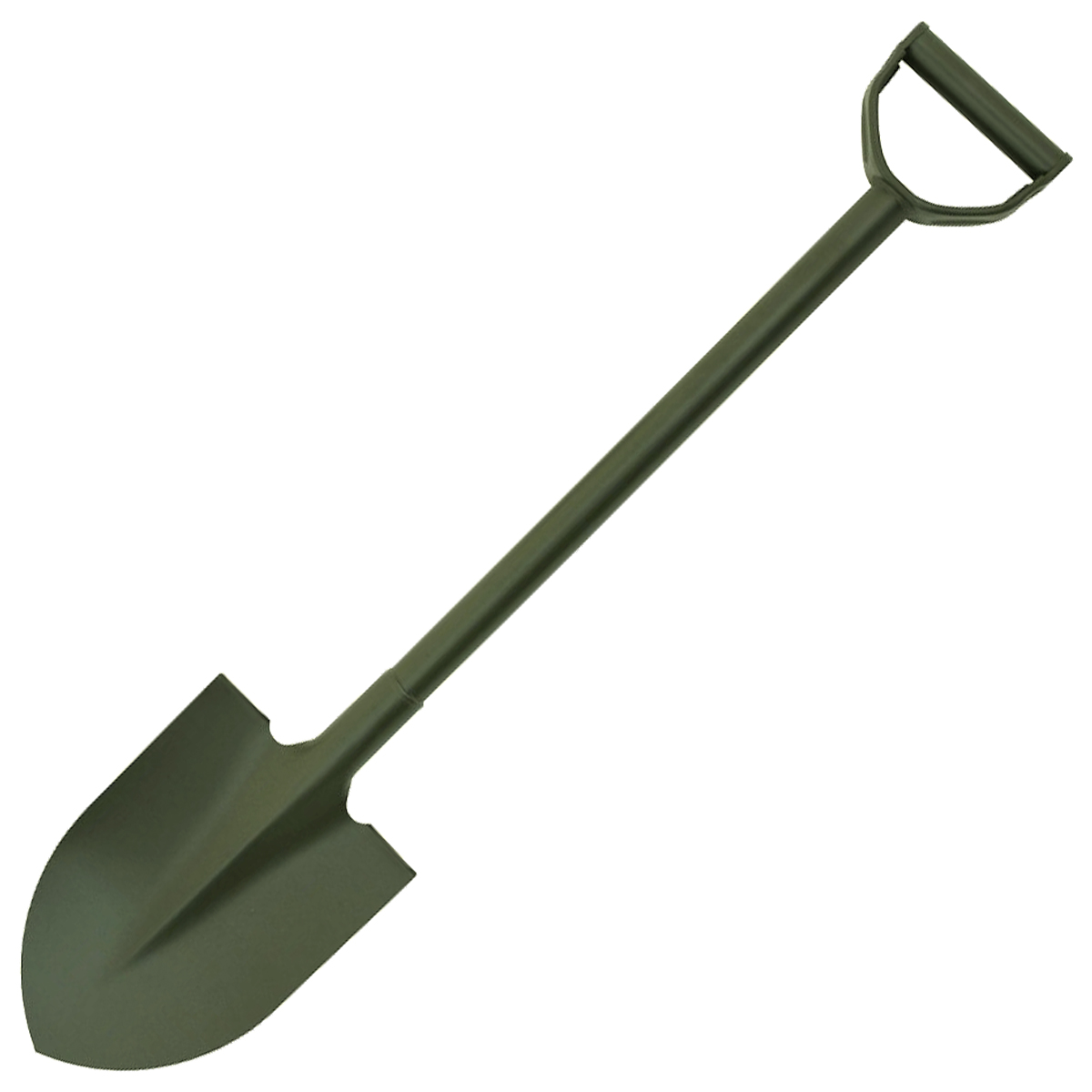 MFH Type I Jeep Shovel D Handle Steel Survival Tool Military Army Spade OD Green 4044633169808