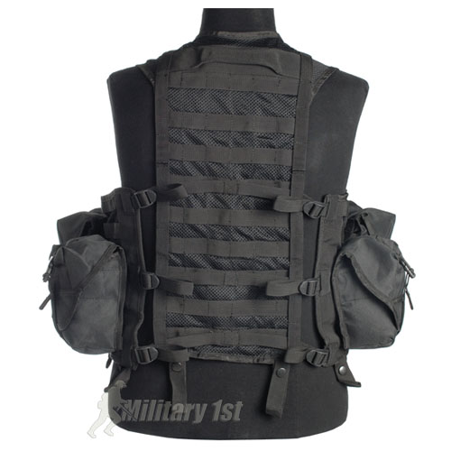 Veste Tactique Mil-Tec MOLLE – Transporteur, Militaire, Airsoft – Olive
