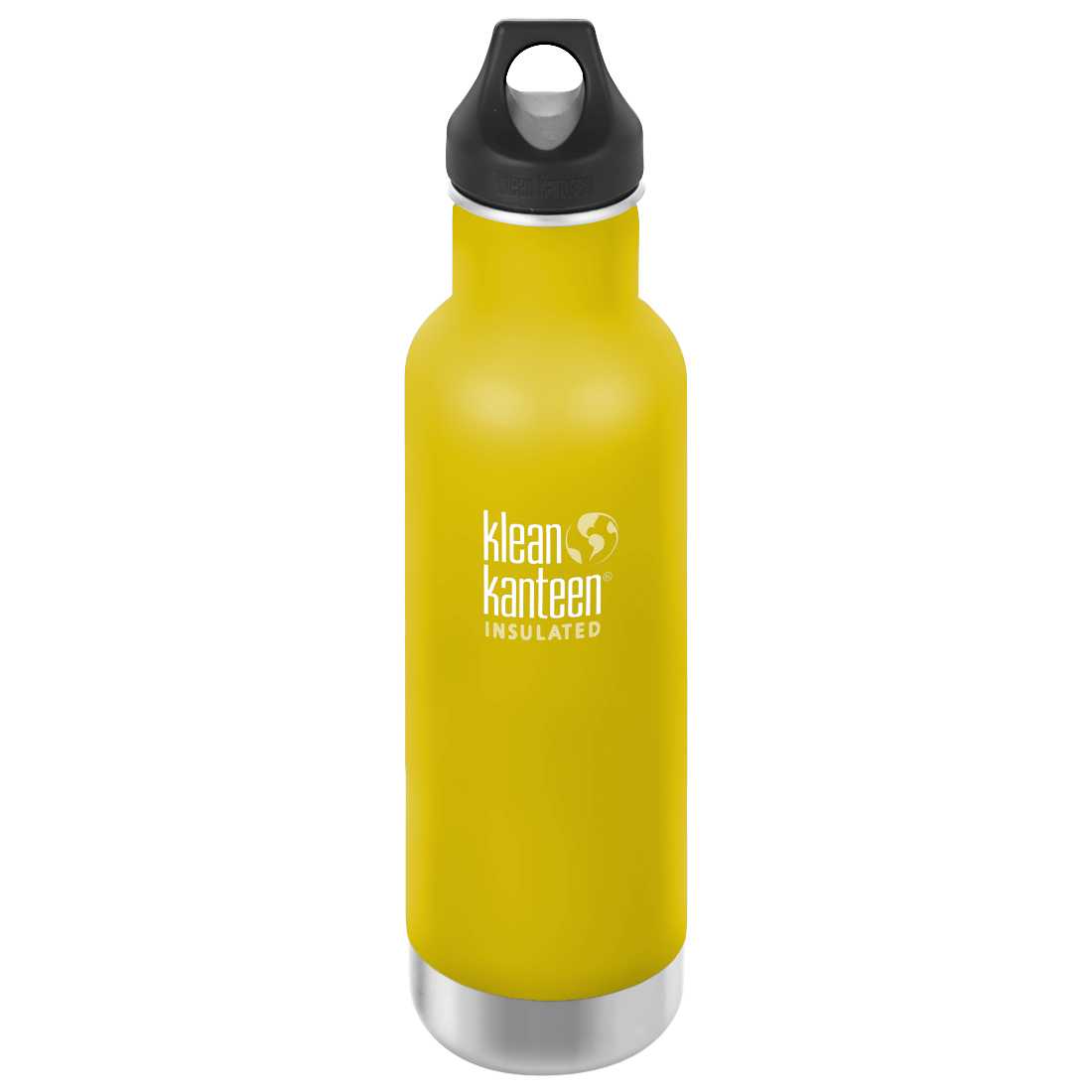 Klean Kanteen 592ml Classic Vacuum Insulated Water Bottle Loop Cap
