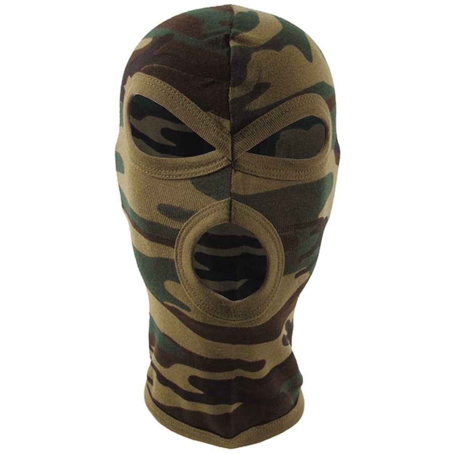 3 Hole Lightweight Balaclava Paintball Airsoft Hunting US Military ...