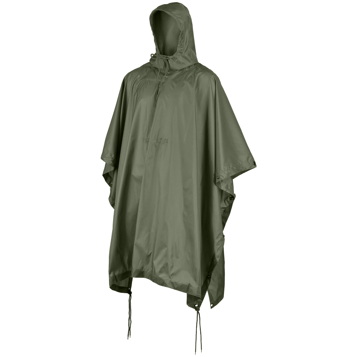 Mil-Tec Army Style Waterproof RipStop Poncho – OD Green (Unisex)