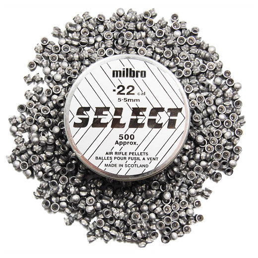 .22 (5.5mm) Select Milbro Air Rifle Airgun Air Pistol Pellets Hunting ...