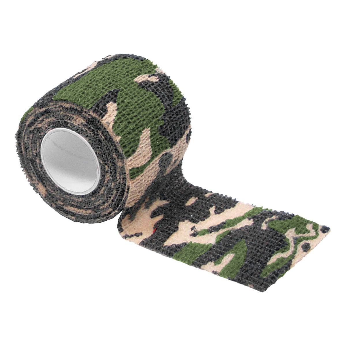 MFH Fabric Self Adhesive Camo Tape 5cm x 4.5m Military Airsoft Woodland