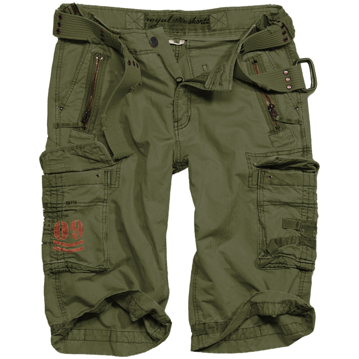 Surplus Royal Shorts Mens Cargo Heavy Duty Bottoms Cotton Summer Royal Green - Picture 2 of 11