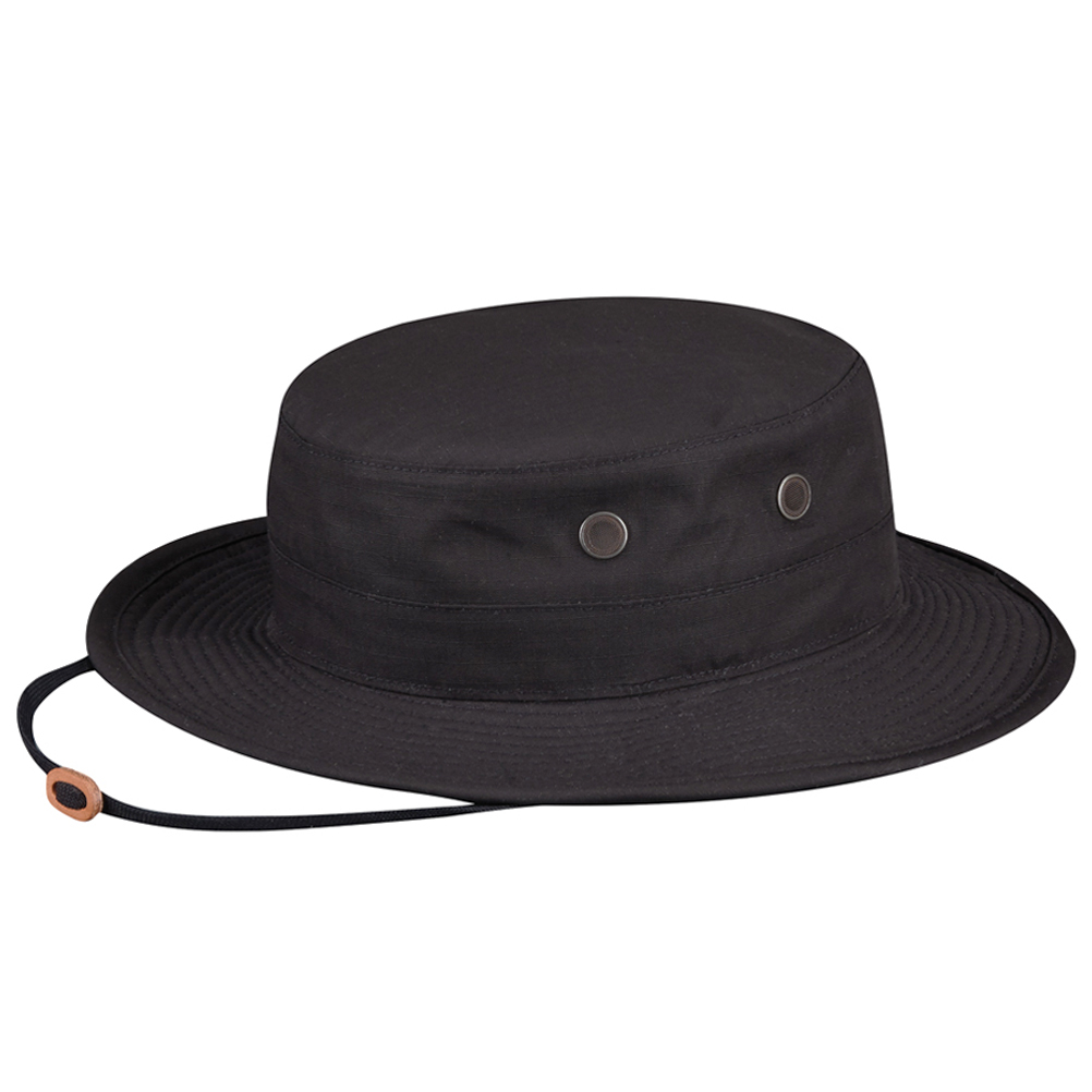 Chapeau De Soleil Tactique à Large Bord Pour Homme - Polyester, Taille 58-60cm, UPF 50+, Idéal Randonnée Pêche