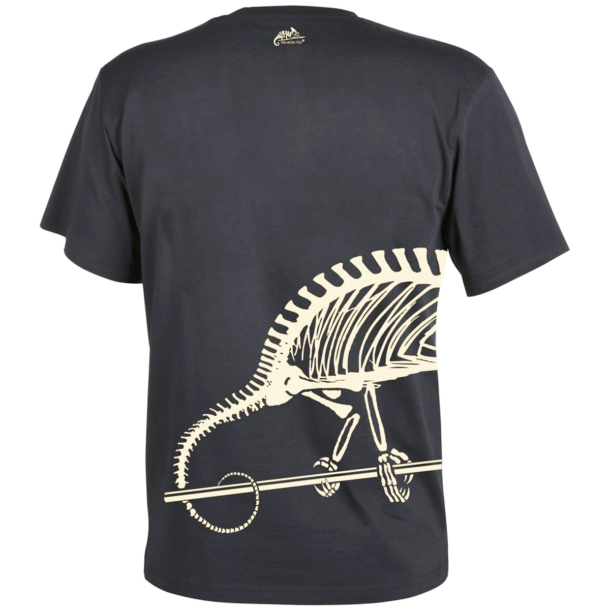 T-shirt Helikon-Tex Full Body Skeleton - Graphique Militaire - Coton Noir - Neuf Avec étiquettes