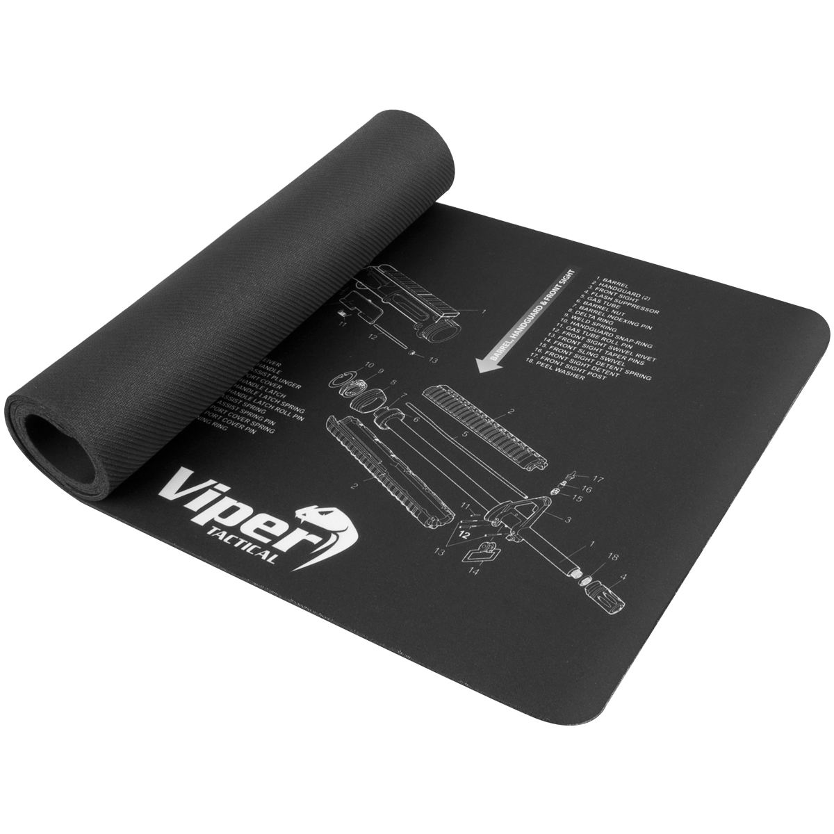 Viper Gun Cleaning Mat AR15 Weapon Rifle Pad Specification Component