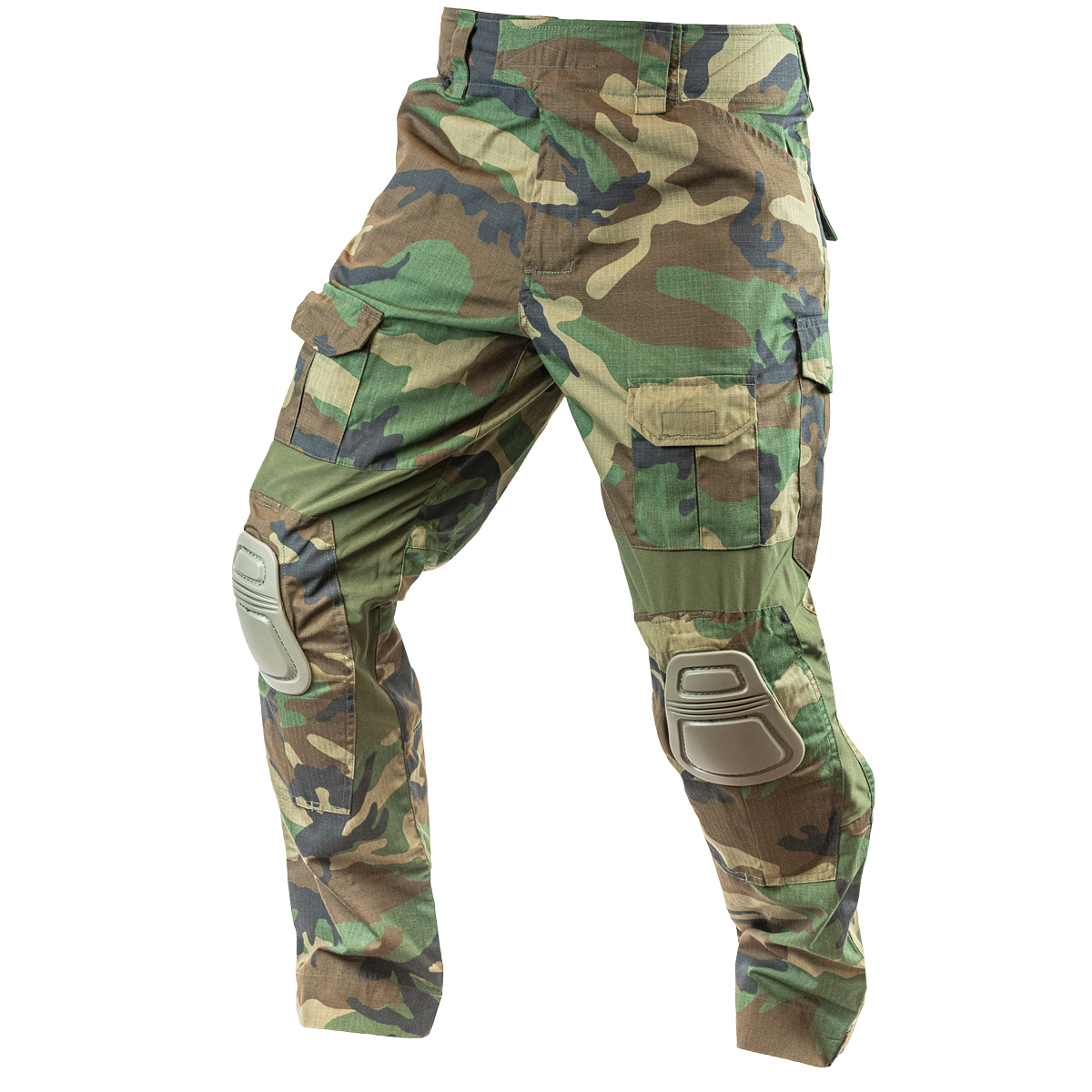 Nuovo  Tactical USA Woodland Gen 2 Elite Combat Pantaloni Incorporato Knee
