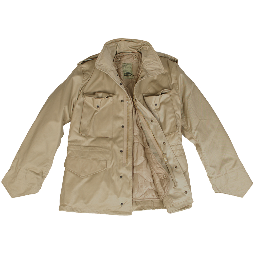 Khaki military sales style jacket