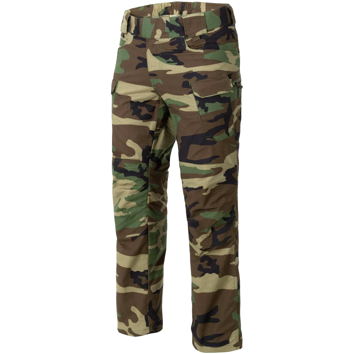 Helikon-Tex Maglietta Classica USMC Digital Woodland | T-Shirt 100% Cotone Per Attività Outdoor