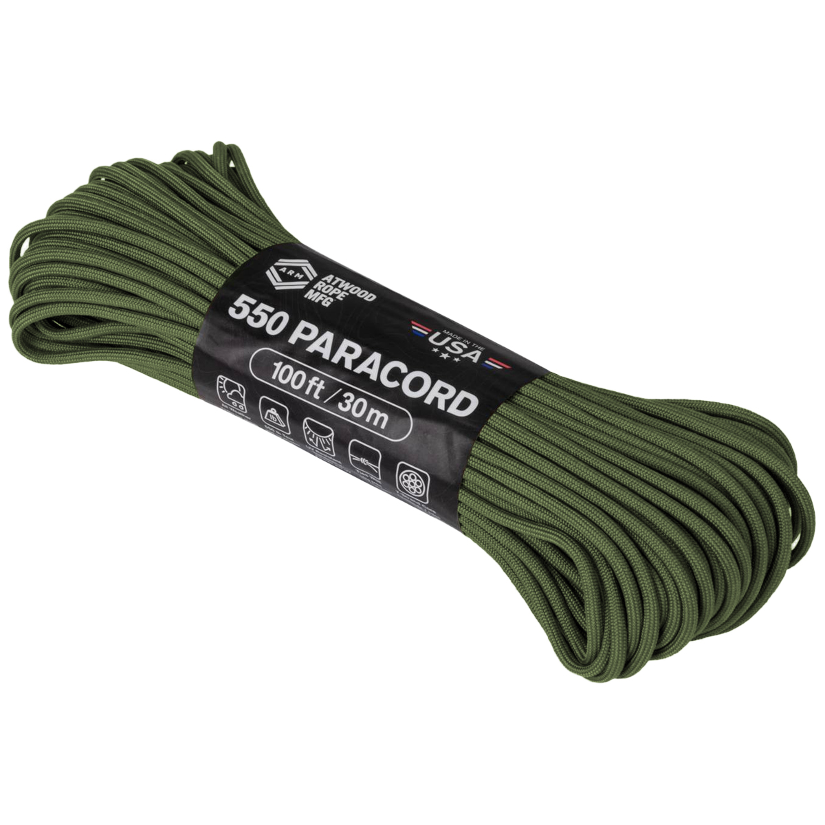 Paracord 550 Mil-Spec Type III - 4mm - 7 Ou 9 Brins - Pour