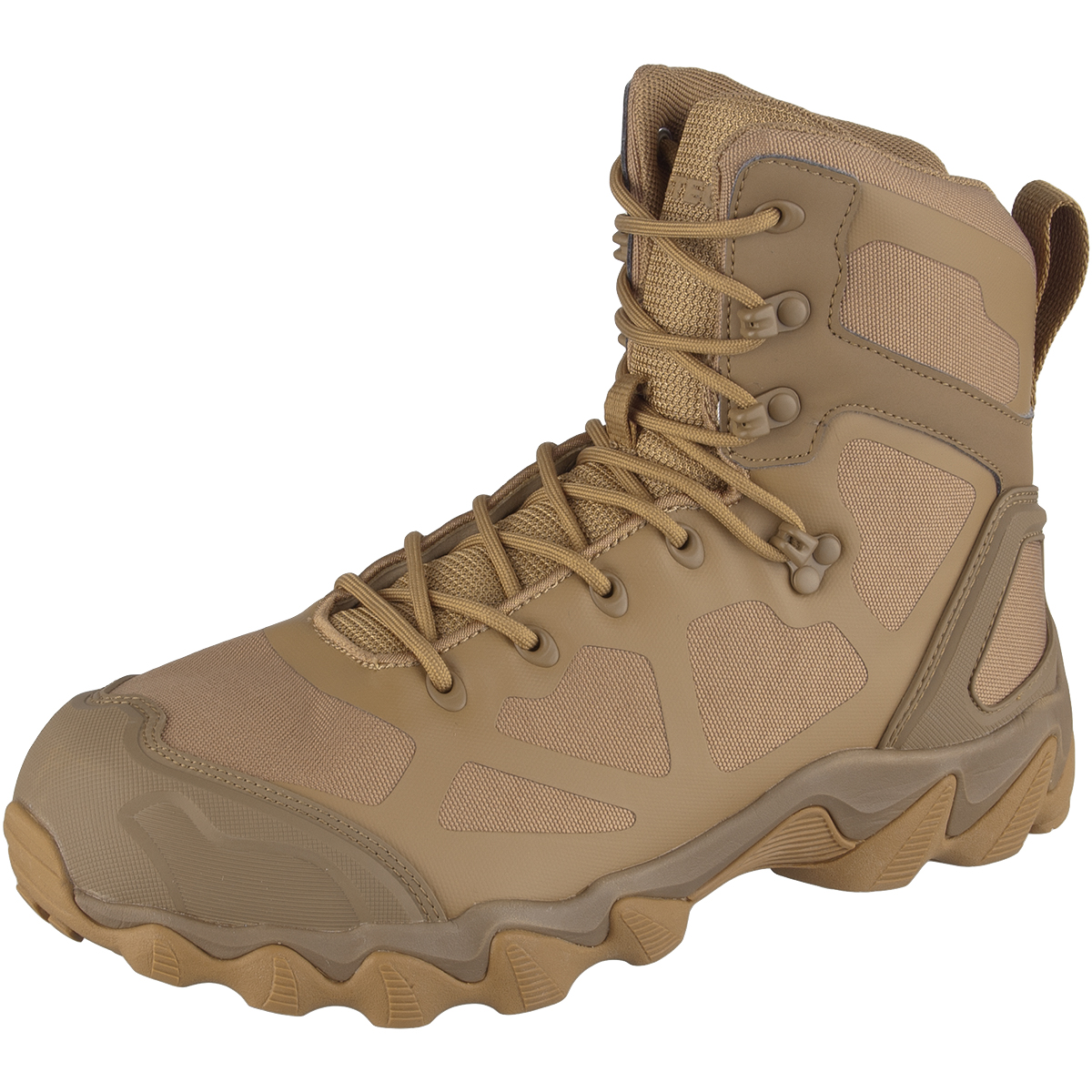 Mil-tec Coyote Tactical Army Boots - 2 Zips (us Size 7 Wide Mil