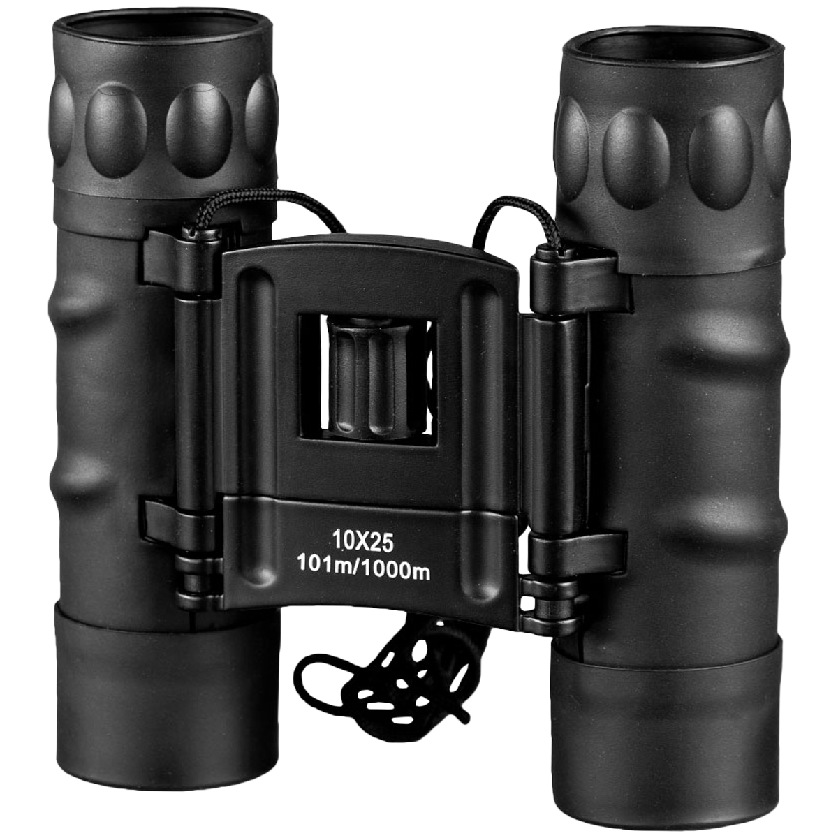 Mil-Tec Binocolo Piega 10x25 Nero: Leggero E Compatto, Con Astuccio E Cordino Per Le Tue Avventure