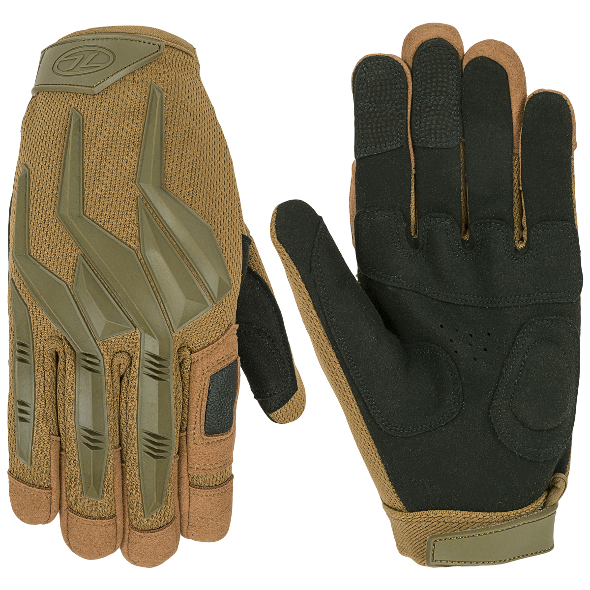 Highlander Raptor Guantes Militar Táctico Completo Dedo Hombres Coyote Tan - Imagen 2 de 5