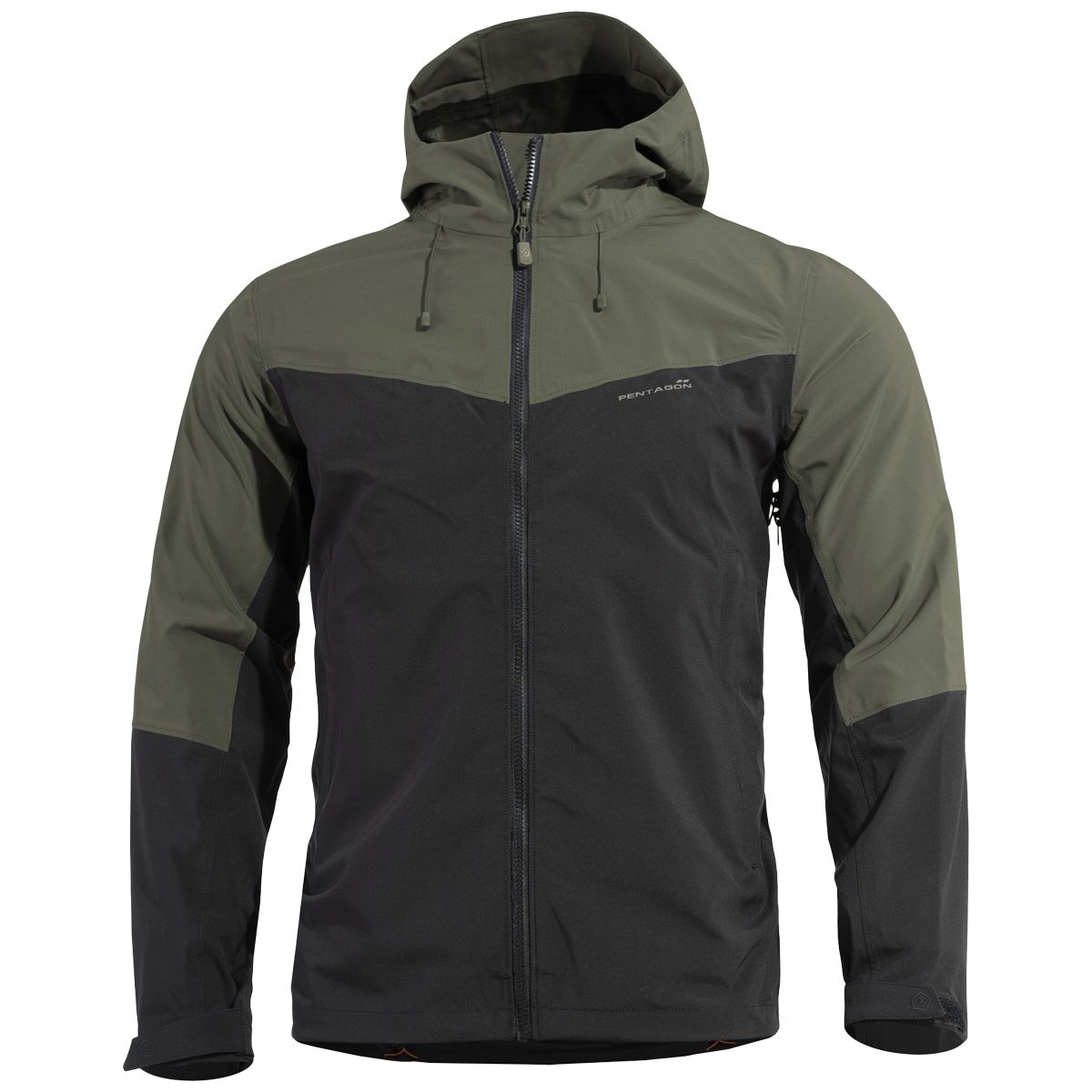 Pentagon Monlite Jacket Breathable Mens Waterproof Lightweight DWR RAL7013 Black - Picture 2 of 9