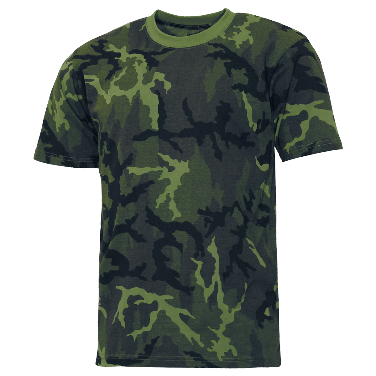 国内未入荷 Supermade - CAMOUFLAGE PATCHWORK GRAPHIC T-SHIRT MFH US Streetstyle T-Shirt Mens Military Sport Tactical
