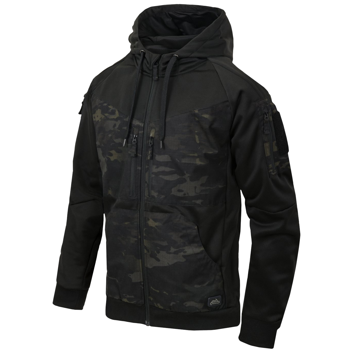Helikon-Tex Rouge Hoodie Full Zip Mens Tactical Black / Multicam