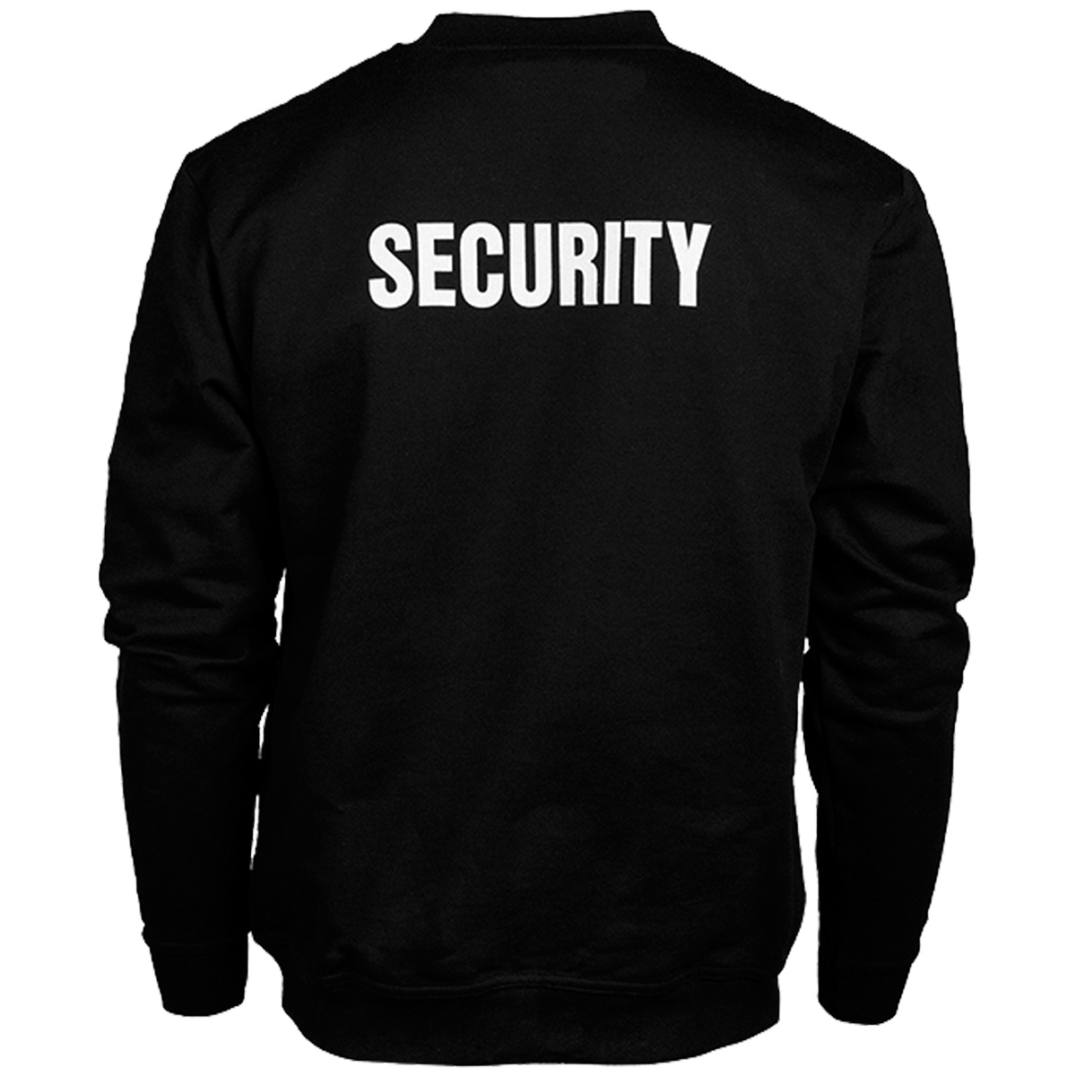 Mil-Tec SECURITY Print Sweatshirt Men's Work Airsoft Sweater Warm Tactical  Black