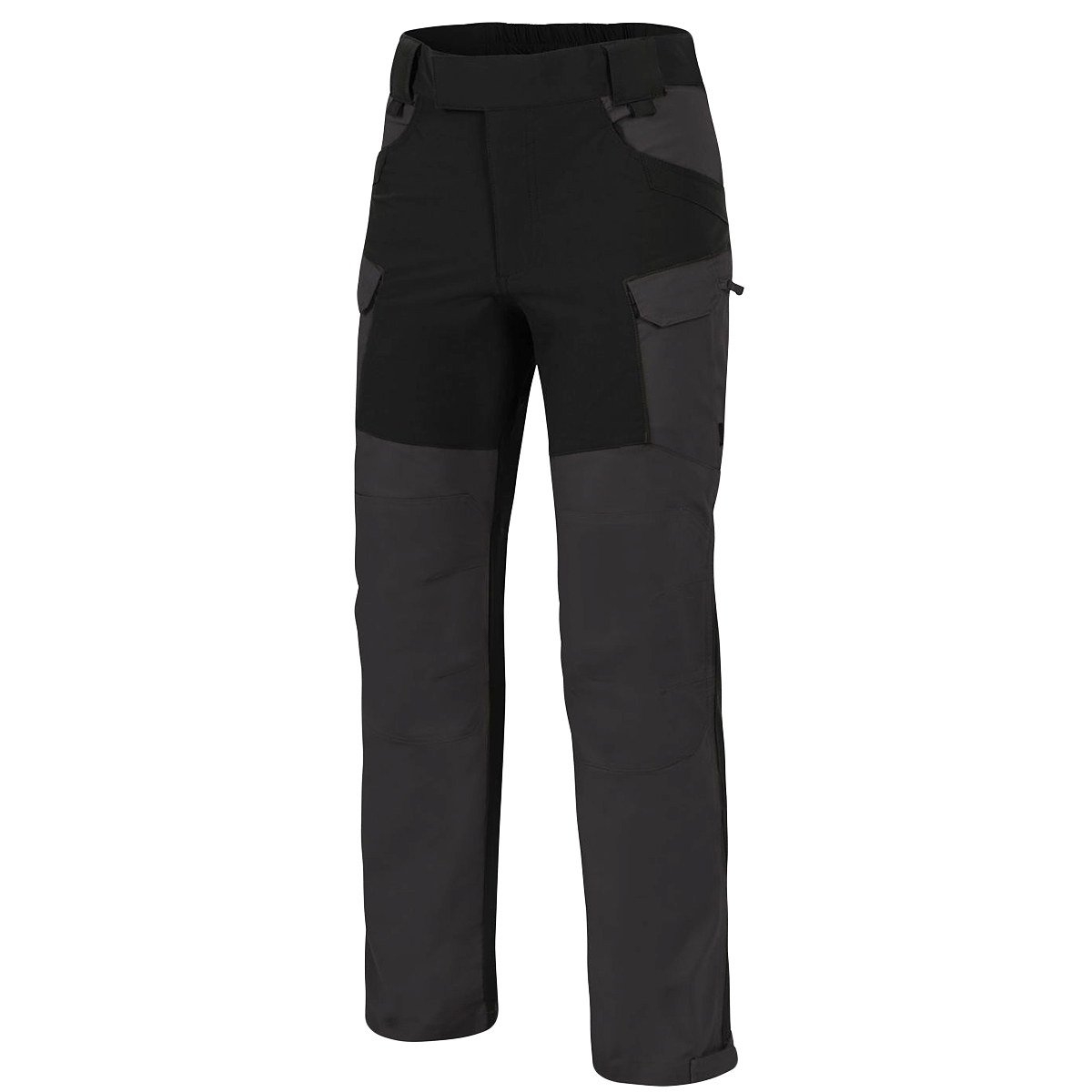 Helikon Hybrid Outback Pants Mens Cargo Relaxed Stretchable Ash Grey/Black - Picture 2 of 15